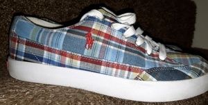 Polo Ralph Lauren Thornton plaid sneakers